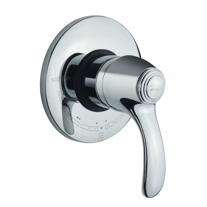 ELITE monocomando doccia incasso doppia uscita finitura cromo