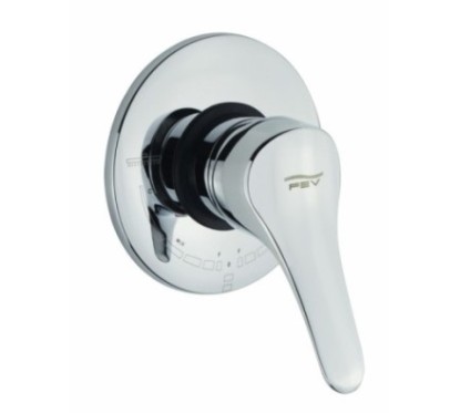 TREND monocomando doccia incasso doppia uscita finitura cromo