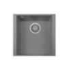 ONE 41.10ST Lavandino cucina ad una vasca finitura micro ultragranit 70 nero matt