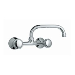 ECO2 gruppo lavello canna "U" finitura cromo