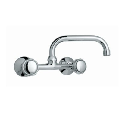 ECO2 gruppo lavello canna "U" finitura cromo