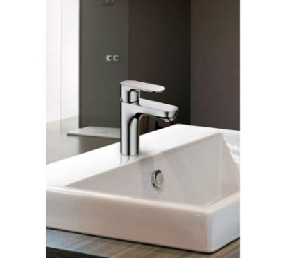 VICTOR miscelatore monocomando per lavabo finitura cromo