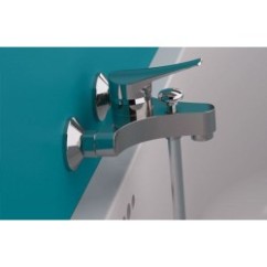 RIO Miscelatore vasca esterno con flessibile cm.150 e doccia duplex finitura cromo