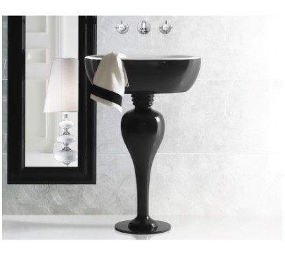 LIVINGSTONE batteria lavabo a parete finitura cromo