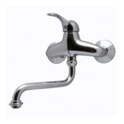 MIRO' miscelatore cucina a parete bocca a S ø20 finitura bronzo