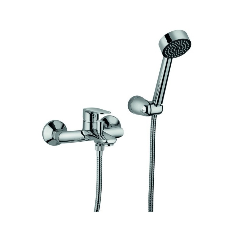 FUNKY gruppo vasca con doccia duplex finitura cromo