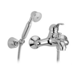 DUNA Monocomando vasca esterno con kit doccia finitura dark bronze