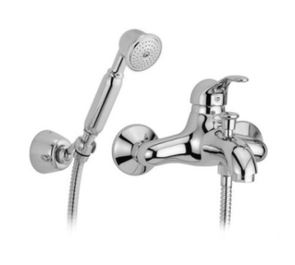 DUNA Monocomando vasca esterno con kit doccia finitura dark bronze