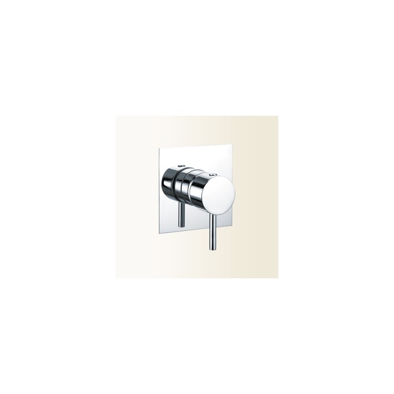 SIMPLY Miscelatore monocomando per doccia incasso finitura cromo