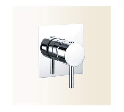 SIMPLY Miscelatore monocomando per doccia incasso finitura cromo