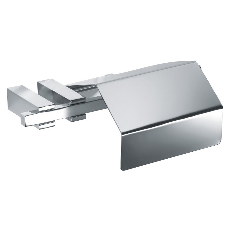 CUBE Porta rotolo con coperchio