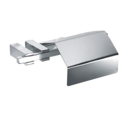 CUBE Porta rotolo con coperchio