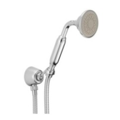 Presa acqua con supporto, flessibile e doccetta anticalcare finitura bronzato