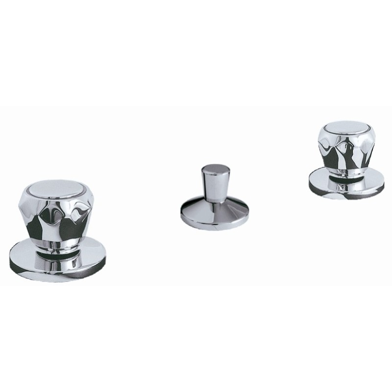 ECO2 batteria bidet norton con scarico finitura cromo