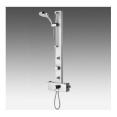HYDRA pannello doccia con miscelatore monocomando finitura satinato