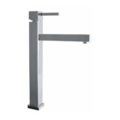 QUARZO monocomando lavabo prolungato senza scarico finitura cromo