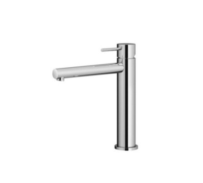 TRENDY Monocomando lavabo medio con piletta click clack finitura cromo