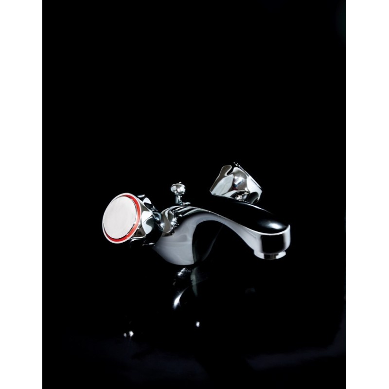 ECO2 monoblocco lavabo con scarico finitura cromo