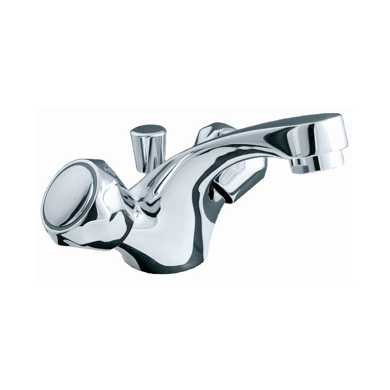 ECO2 monoblocco lavabo con scarico finitura cromo