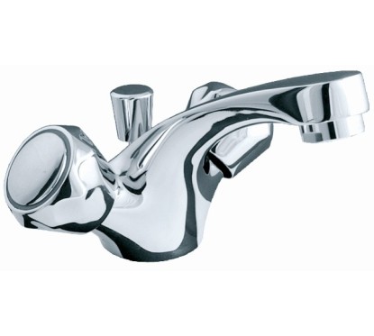 ECO2 monoblocco lavabo con scarico finitura cromo