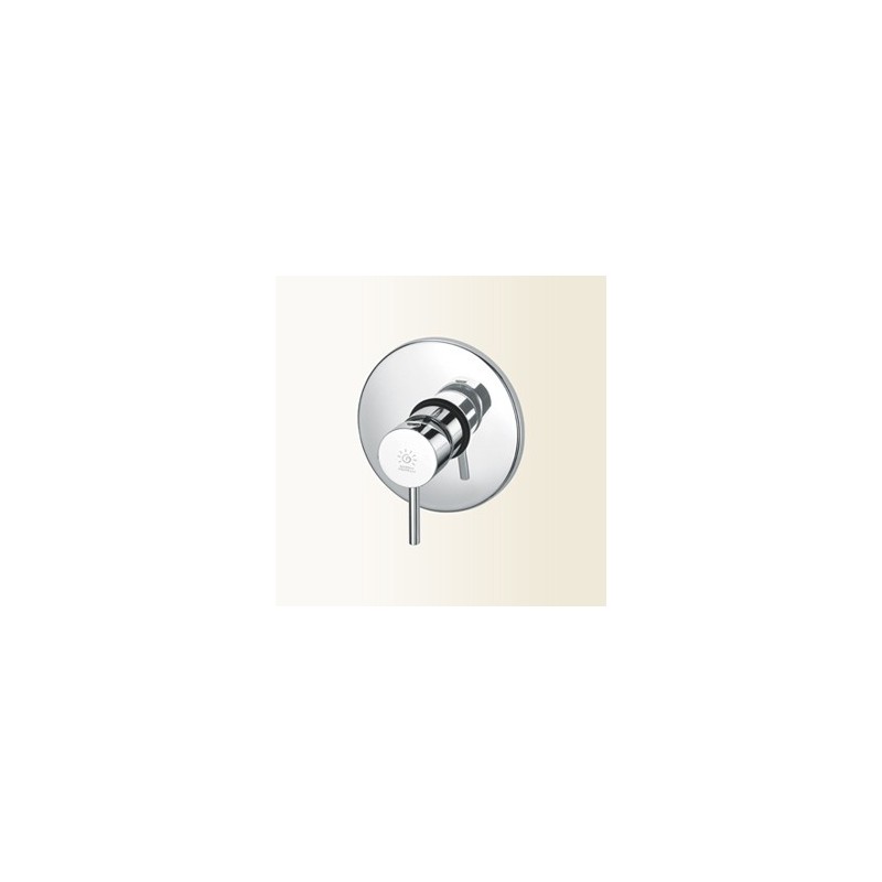 HEOS Miscelatore monocomando per doccia incasso finitura nero mat