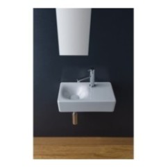 CUBE 42 H11 lavabo d'appoggio o sospeso