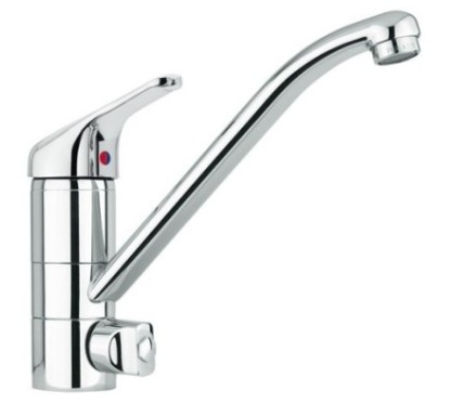 50 rubinetto cucina monocomando  con attacco lavastoviglie