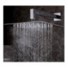 SQUARE FLAT Soffione quadrato in acciaio 30 cm