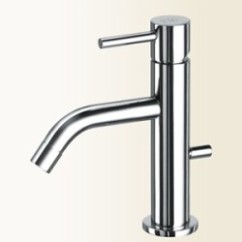 HEOS Miscelatore per lavabo finitura nickel spazzolato