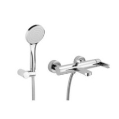 SALLY Monocomando vasca esterno con kit doccia finitura cromo