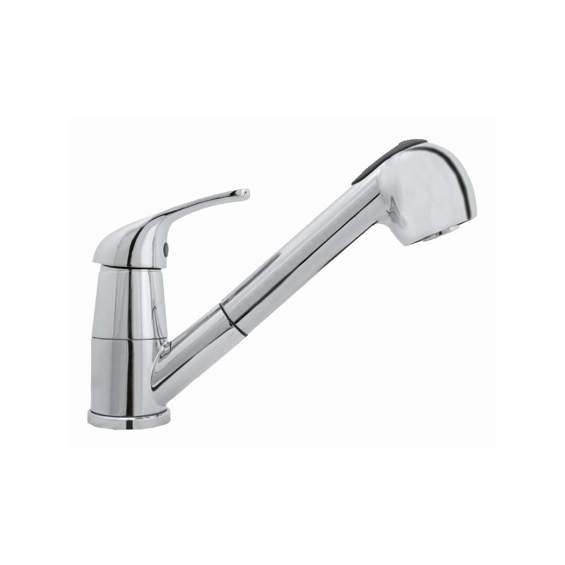 CIAO monocomando lavello doccia estraibile finitura cromo