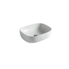 DREAM Lavabo da appoggio cm 50 finitura bianco