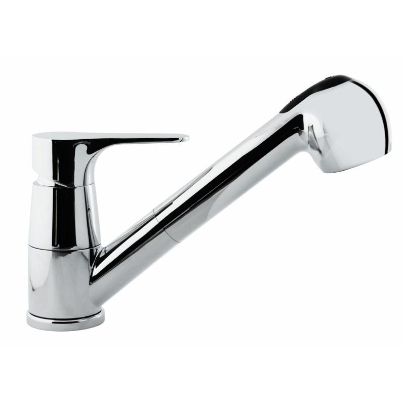 FLY monocomando lavello doccia estraibile finitura cromo