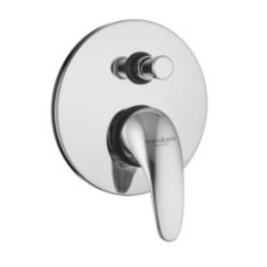 ITALY Monocomando doccia incasso con deviatore finitura cromo