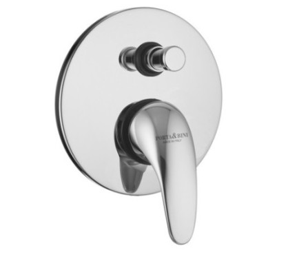 ITALY Monocomando doccia incasso con deviatore finitura cromo