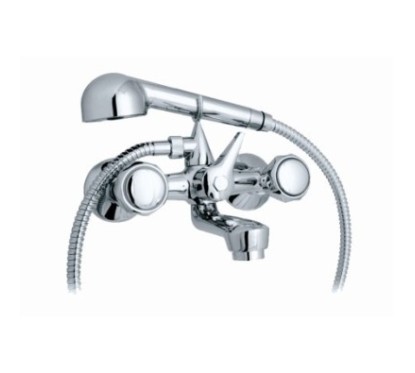 ECO2 gruppo vasca con doccia finitura cromo