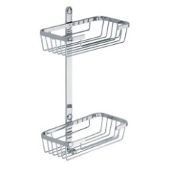 BAHAMAS mensola rettangolare a due piani