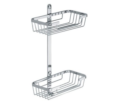 BAHAMAS mensola rettangolare a due piani