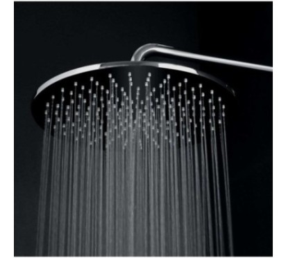 SIX ROUND Soffione in ottone diam.30 finitura cromo