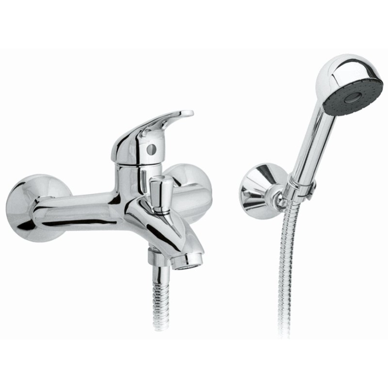 CIAO monocomando vasca con duplex finitura cromo