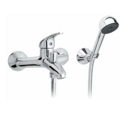 CIAO monocomando vasca con duplex finitura cromo