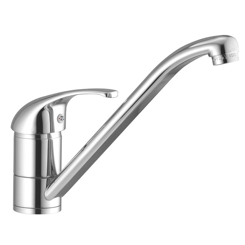 ITALY Monocomando lavello canna girevole finitura colorato bianco