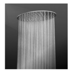 THAILANDIA 117 Soffione ovale saldato 250x400 getto a pioggia in acciaio inox finitura super mirror