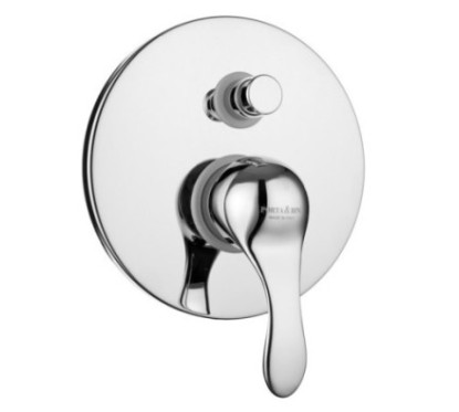 DUNA Monocomando doccia incasso con deviatore finitura cromo