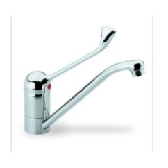 PERFECTA monocomando per lavello con leva clinica finitura cromo