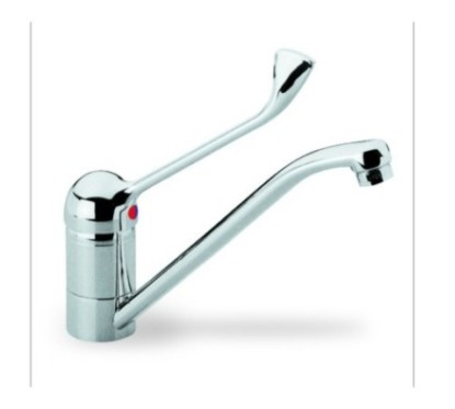 PERFECTA monocomando per lavello con leva clinica finitura cromo