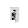 SLIM miscelatore monocomando doccia incasso con deviatore finitura matt brushed nickel