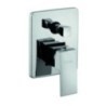 MANHATTAN monocomando doccia incasso con deviatore finitura matt brushed nickel