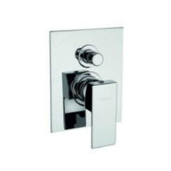 MANHATTAN monocomando doccia incasso con deviatore finitura matt brushed nickel