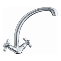 MAYA monoforo lavello canna "FI" finitura cromo